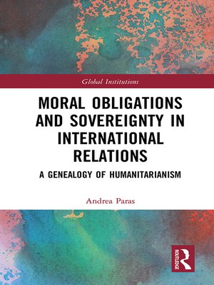 cover image of Moral Obligations and Sovereignty in International Relations